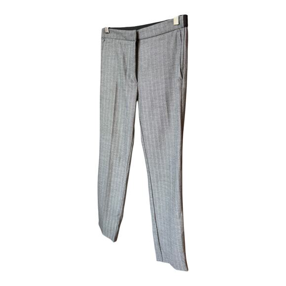 ZARA herringbone dress pants gray & black elastic waistband at back size medium - Picture 5 of 10
